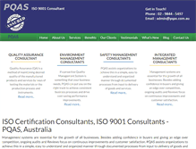 Tablet Screenshot of pqas.com.au